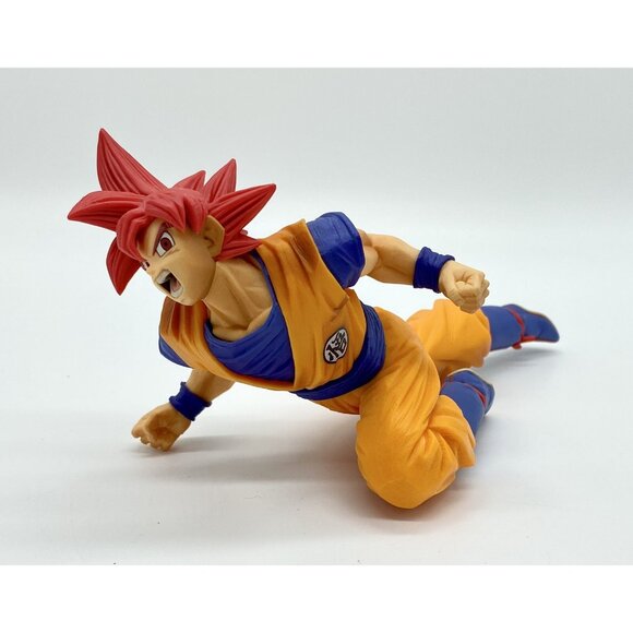 Banpresto Dragon Ball Super Saiyan God Son Goku Vol 9 Statue No Stand - Picture 2 of 5